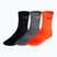 Шкарпетки для бігу Mizuno Training 3 пари Black/Melange/Soleil 32GX2505Z96