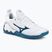 Кросівки для волейболу чоловічі Mizuno Wave Luminous 2 white/sailor blue/silver
