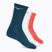 Шкарпетки для тенісу Mizuno Training 3 пари білі/променисто-червоні/марокканські сині