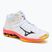 Кросівки волейбольні Mizuno Wave Voltage 2 Mid white/fiery coral 2/citrus