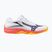 Кросівки волейбольні дитячі Mizuno Lightning Star Z7 white/fiery coral 2/citrus
