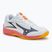 Кросівки волейбольні дитячі Mizuno Lightning Star Z7 white/fiery coral 2/citrus