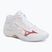 Кросівки волейбольні жіночі Mizuno Lightning Select Mid white/rose elegance/lava falls