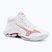 Кросівки волейбольні жіночі Mizuno Wave Lightning Elite Mid white/rose elegance/lava falls