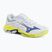Кросівки волейбольні Mizuno Wave Lightning Elite white/lighting yellow/dazzling blue