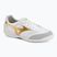 Кросівки футбольні Mizuno Morelia Sala Pro IN white/football gold/galaxy sil