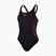 Купальник суцільний Speedo Placement Muscleback black/plum dandy/siren