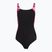 Купальник суцільний жіночий Speedo Shaping LunaLustre Printed anthracite/ruby