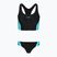 Купальник суцільний жіночий Speedo Colourblock Splice 2.0 anthracite/mayanblue