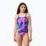 Купальник суцільний жіночий Speedo FL Printed Turnback brushy glitch/hope