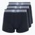 Труси чоловічі CR7 Basic Trunk 3 пари 2762 black