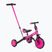 Milly Mally 4 в 1 триколісний велосипед Optimus Plus рожевий