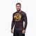 Чоловіча рашгард з довгим рукавом Pitbull Rashguard Logo Palms brown