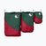 Набір органайзерів Ticket To The Moon Travel Cube Set 3 шт. burgundy/dark green