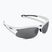 Велосипедні окуляри Bliz Motion + S3 блискучі білі / димчасто-сріблясті дзеркальні