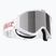 Окуляри гірськолижні дитячі Bliz Liner Jr white pink logo/pink&silver mirror