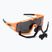 Велосипедні окуляри Bliz Vision S3 матові неонові оранжеві/димчасті