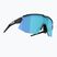 Велосипедні окуляри Bliz Breeze Small S3+S0 матові чорні/коричнево-сині мульти/прозорі