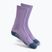 Жіночі шкарпетки для бігу X-Socks Trailrun Discover Crew орхідея/захід сонця сині