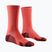Шкарпетки чоловічі X-Socks Trailrun Discover Crew fluo red/namib red