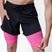 Шорти для бігу чоловічі X-Bionic Efektor 2in1 x black/neo pink