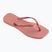 Жіночі шльопанці Havaianas Тонкі квадратні шльопанці крокус роза