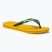 Шльопанці з логотипом Havaianas Brasil жовтогарячі