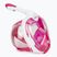 Маска повнолицьова для снорклінгу SEAC Magica white/pink