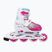 Роликові ковзани дитячі Roces Jokey X Girl white/pink