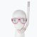 Набір для снорклінгу дитячий Cressi Perla + Minigringo clear/pink