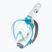 Повнолицева маска для снорклінгу дитячаCressi Baron Full Face clear/aquamarine