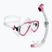 Набір для пірнання Cressi Estrella + Seal Dry clear/pink