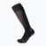 Шкарпетки лижні Mico Heavy Weight Superthermo Primaloft Merino Ski nero grigio