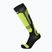 Шкарпетки лижні Mico Light Weight Superthermo Natural Merino Ski nero giallo fluo