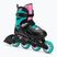 Дитячі роликові ковзани Rollerblade Fury чорні морські/зелені