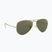 Окуляри сонцезахисні Ray-Ban Aviator Classic arista gold/green g-15 polarized
