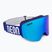 Окуляри гірськолижні Neon Light blue/royal/mirror blue