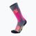 Шкарпетки гірськолижні жіночі UYN Ski All Mountain medium gray melange/pink