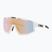 Сонцезахисні окуляри Bliz Fusion Small Nano Optics Nordic Light матові білі / коралові / оранжево-сині