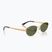 Окуляри сонцезахисні Ray-Ban RB3774D arista gold/dark green polarized