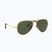 Окуляри сонцезахисні Ray-Ban Aviator Metal II gold arista/green g-15