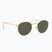 Окуляри сонцезахисні Ray-Ban Round Metal gold/green g-15