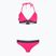 Купальник роздільний жіночий EA7 Emporio Armani Logo Tape Bikini Triangle neon pink