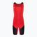 Жіночий борцівський трико Nike Weightlifting Singlet scarlet/black