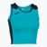 Футболка для бігу жіноча Joma Record II Top turquoise/navy