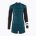 Жіночий гідрокостюм Hurley Advant Shorty Texture 2/2 мм Springsuit чорний/блакитний
