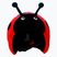 Накладка на шолом  COOLCASC Ladybird червона 001