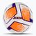 М'яч для футболу Joma Dali II white/fluor orange/purple розмір 3