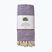 Плед для йоги JadeYoga Recycled Cotton Hand Loomed Yoga purple