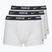 Чоловічі труси-боксери Nike Everyday Cotton Stretch Trunk 3 пари білі